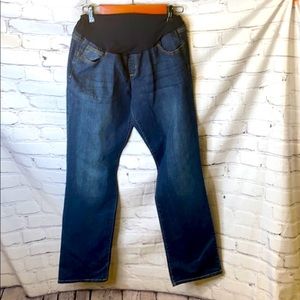 Liz Lange Maternity Straight Leg Blue Jeans Size 6